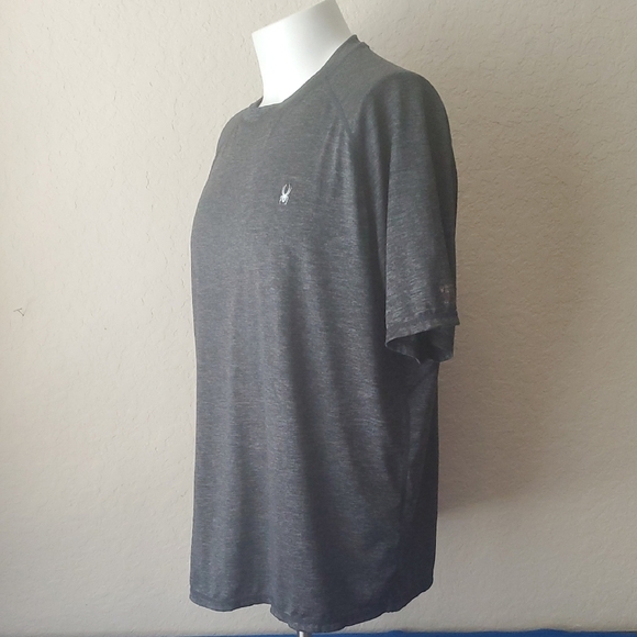 Spyder XL Rash Guard Short Sleeve Active Shirt. Outdoor Swim Beach. UPF 50+ - Picture 2 of 6